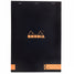 Rhodia No. 18 Premium A4 Notepad - Black, Lined