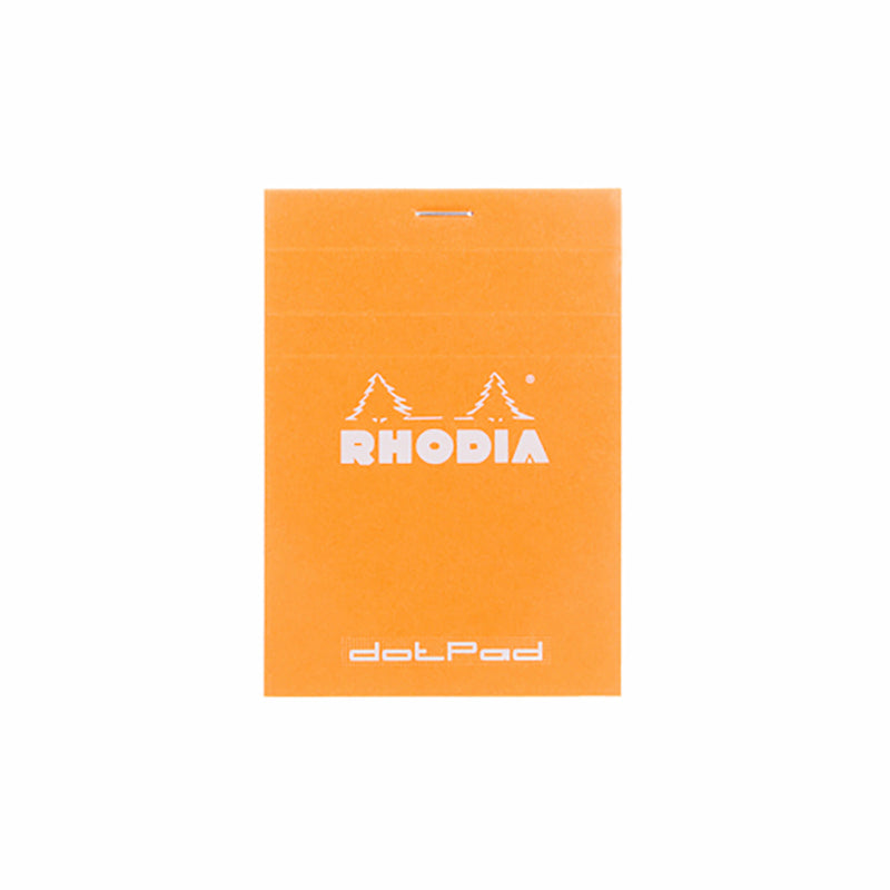 Rhodia No. 12 Small Notepad - Orange, Dot Grid
