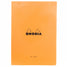 Rhodia No. 18 A4 Notepad - Orange, Blank