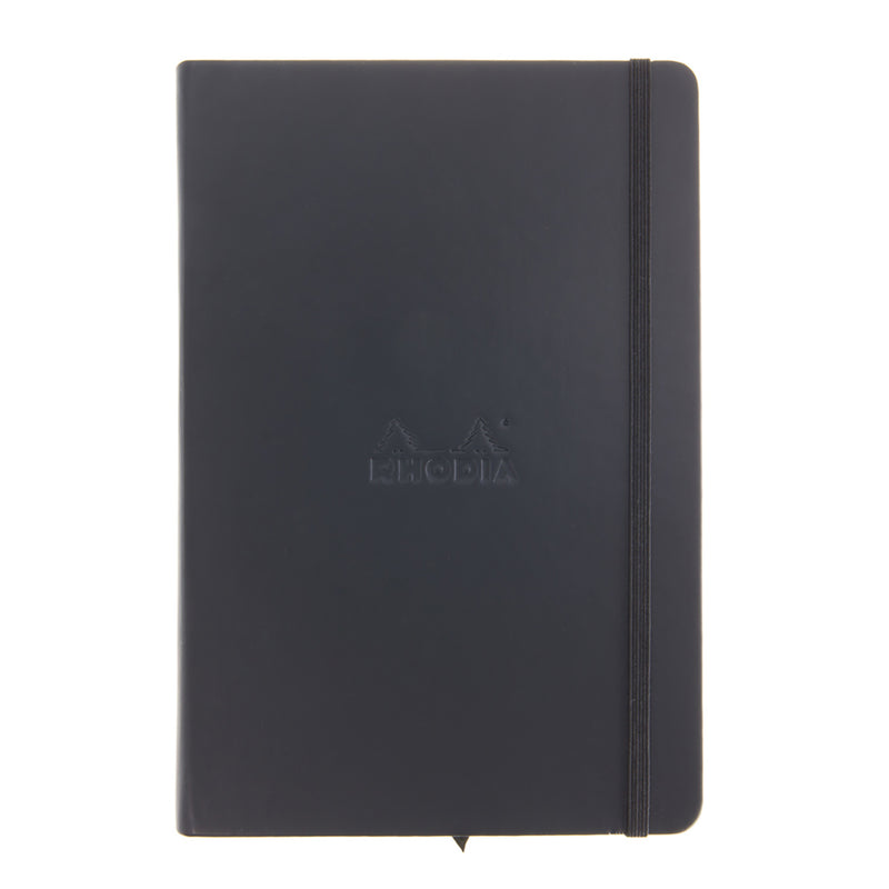 Rhodia A5 Webnotebook - Black, Dot Grid