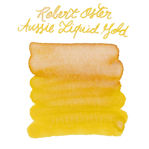 Robert Oster Aussie Liquid Gold fountain pen ink