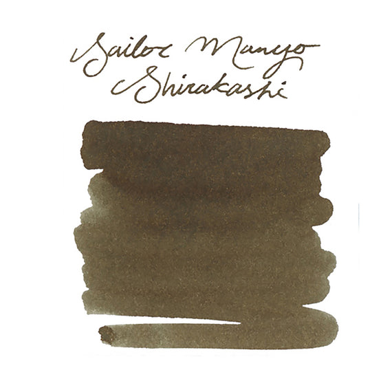 Sailor Manyo Shirakashi fountain pen ink