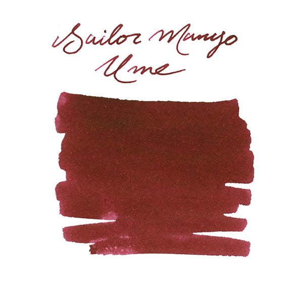 Sailor Manyo Ume fountain pen ink