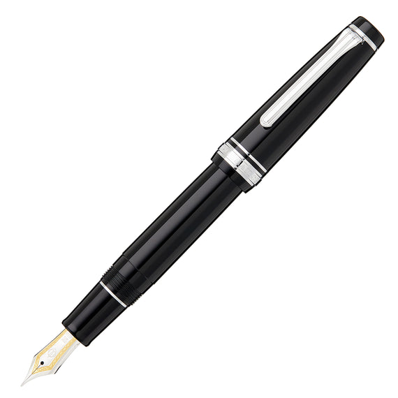 Sailor Pro Gear Fountain Pen - Black/Silver
