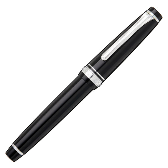 Sailor Pro Gear Slim Fountain Pen - Black/Silver