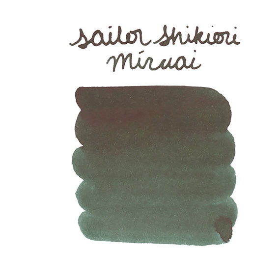 Sailor Shikiori Miruai fountain pen ink