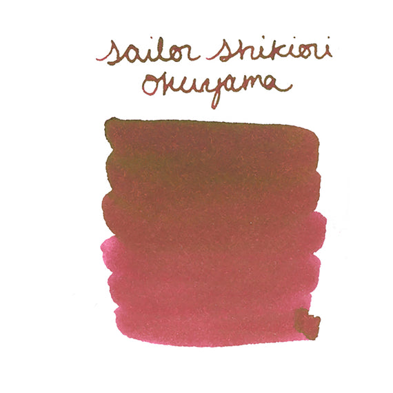 Sailor Shikiori Okuyama fountain pen ink