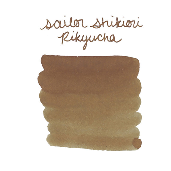 Sailor Shikiori Rikyucha fountain pen ink