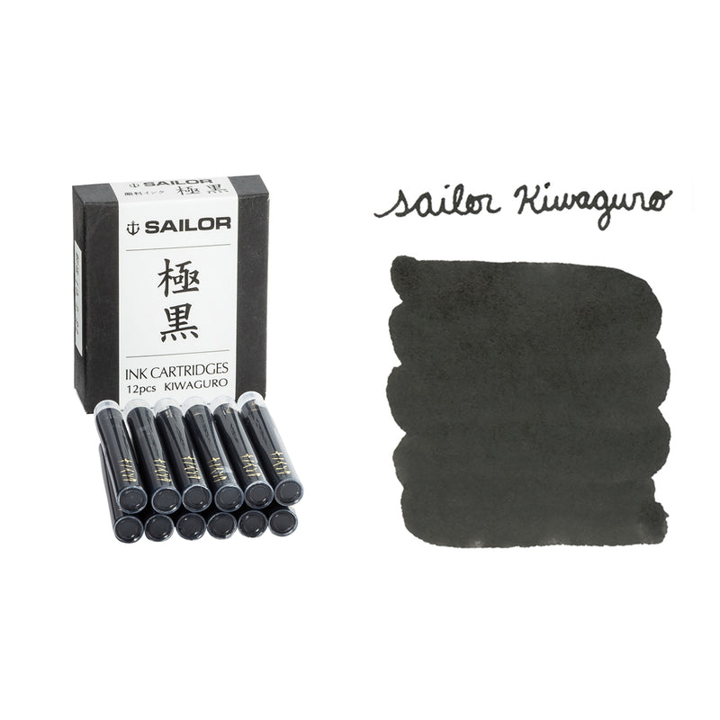 Sailor Kiwaguro Pigmented Black - Ink Cartridges