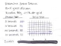 Diamine Snow Storm - Ink Sample
