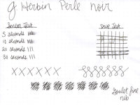 Jacques Herbin Perle Noire - Ink Sample