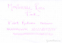 Monteverde Rose Pink - Ink Sample