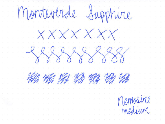 Monteverde Sapphire fountain pen ink