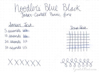 Noodler's Blue Black - Ink Sample