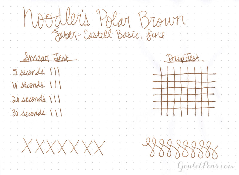 Noodler's Polar Brown - 3oz Bottled Ink