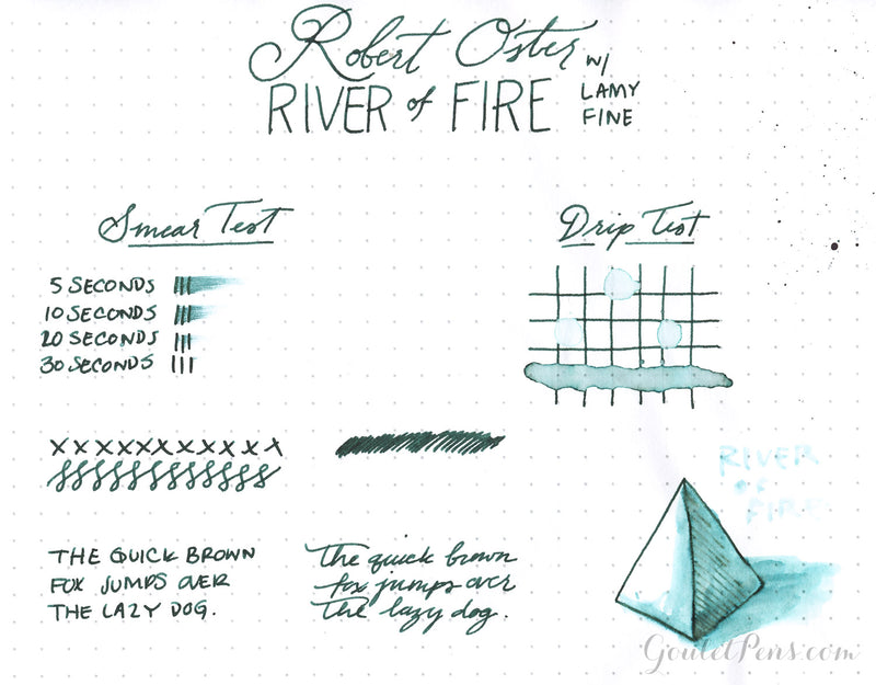 Robert Oster River of Fire - 50ml Bottled Ink