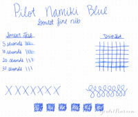 Pilot Namiki Blue - Ink Sample