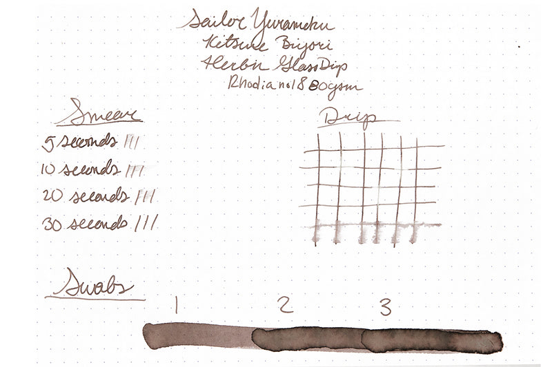 Sailor Yurameku Kitsune Biyori - Ink Sample