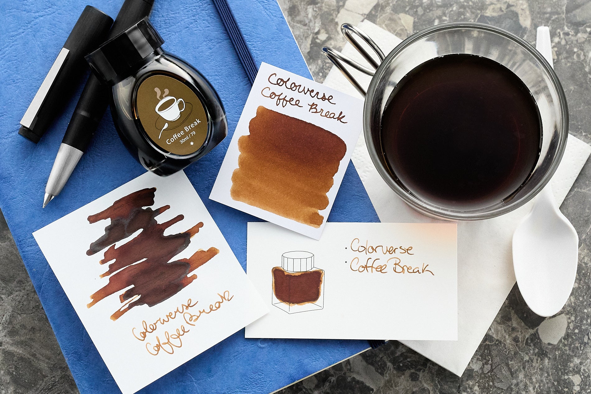 Colorverse Coffee Break: Fountain Pen Ink Review - The Goulet Pen Company