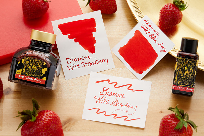 Diamine Wild Strawberry: Ink Review