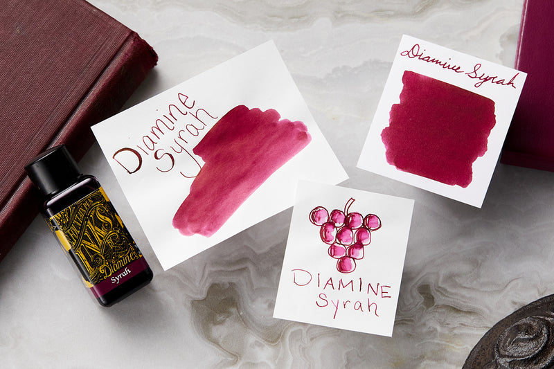 Diamine Syrah: Ink Review