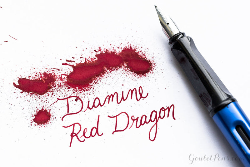 Diamine Red Dragon: Ink Review