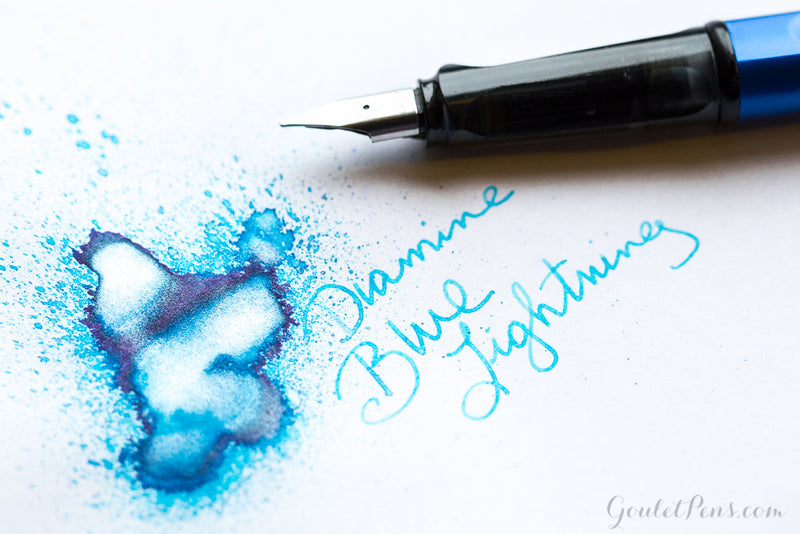 Diamine Blue Lightning: Ink Review