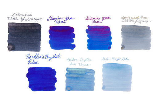 Blue Ink Combinations Must-Try Special Blue Inks! - The Goulet Pen Company