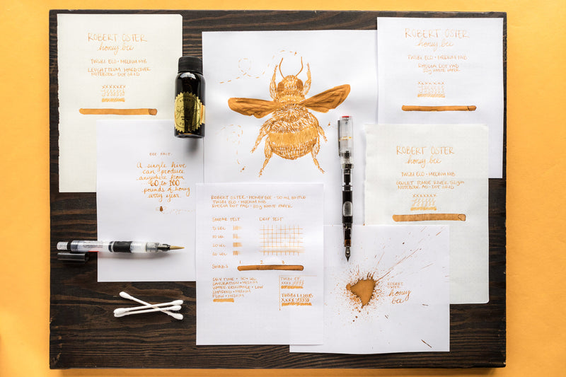 Robert Oster Honey Bee: Ink Review