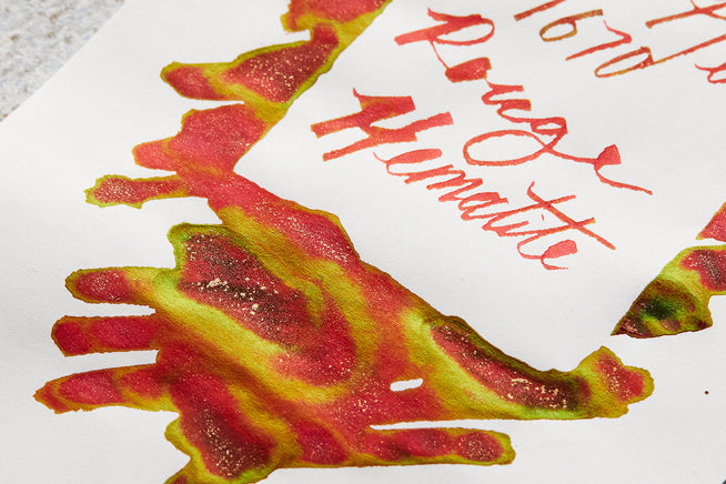 Jacques Herbin 1670 Rouge Hematite ink swab