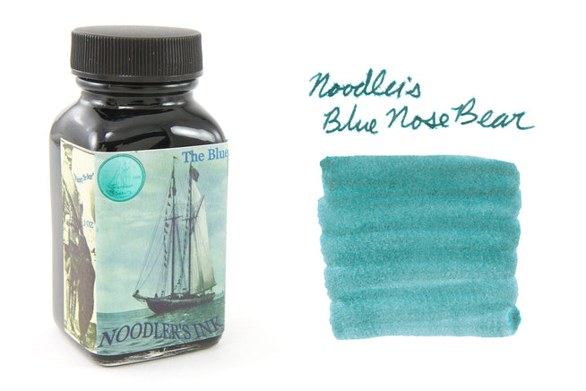 Noodler's Blue Nose Bear Bottle and Swab