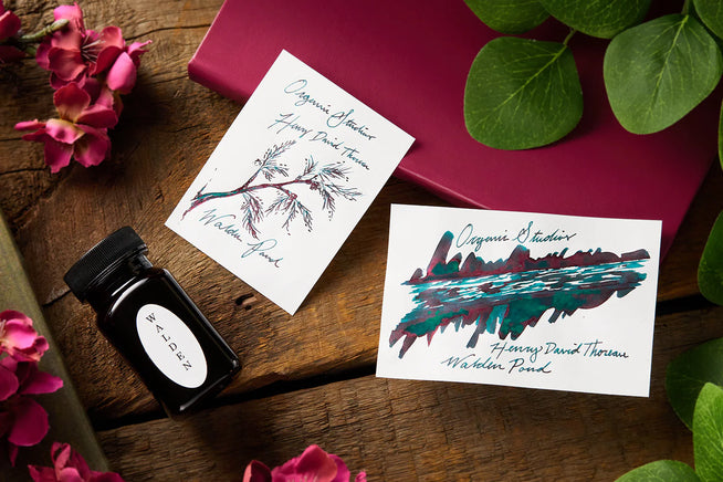 Organics Studio Walden Pond bottled fountain pen ink