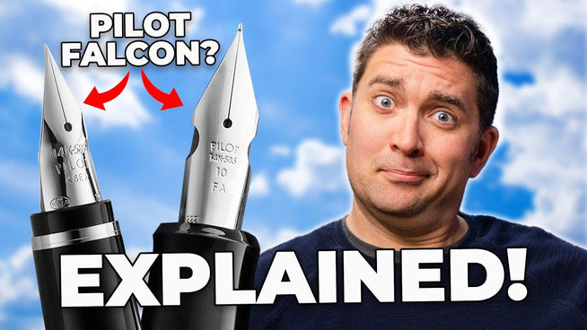 Pilot Falcon fountain pen, Pilot FA nib, Brian Goulet, cloudy background