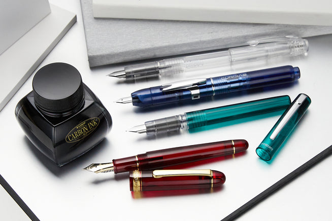 Assorted Platinum fountain pens