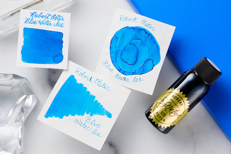 Robert Oster Blue Water Ice: Ink Review