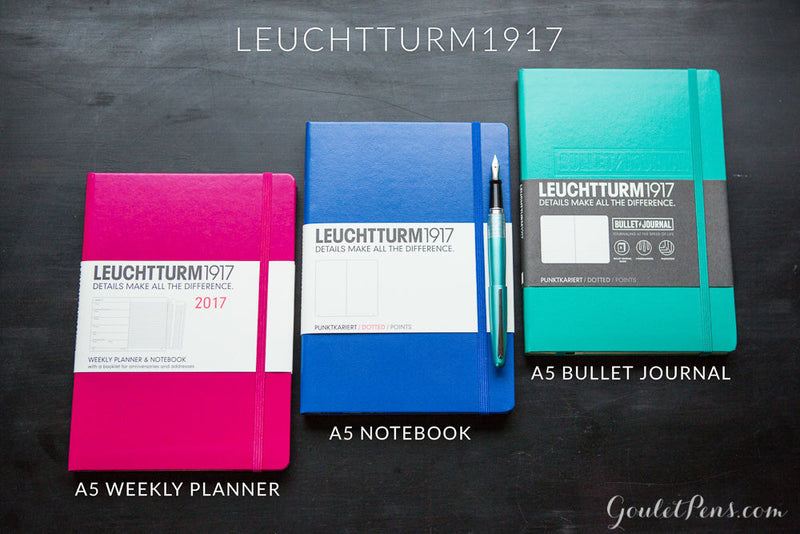 Leuchtturm 1917 A5 Notebook: The Fountain-Pen Friendly Basic Black