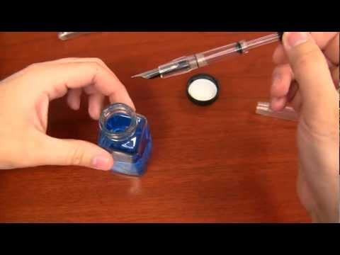 Filling a Noodler's Ahab Flex Pen from an ink bottle