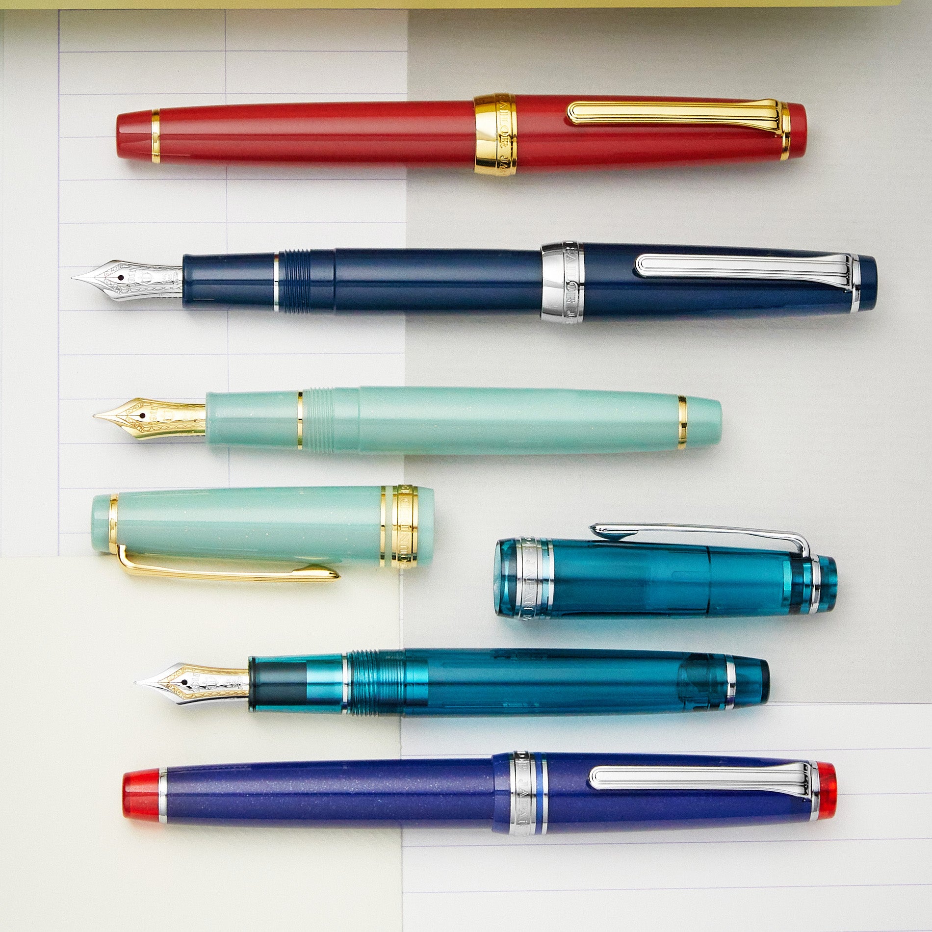 SAILOR Professional Gear Blue-Lagoon 万年筆 SAILOR Professional