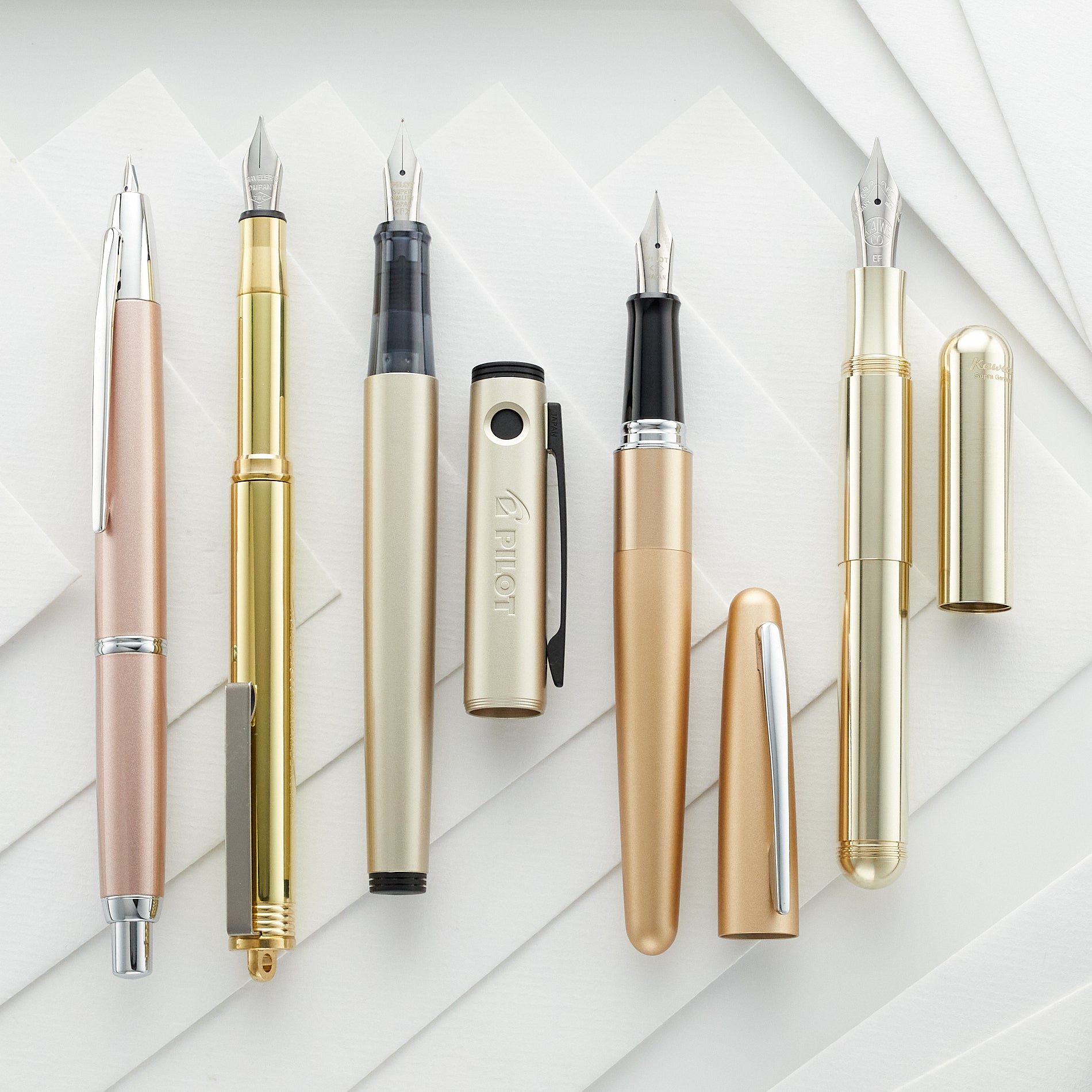 GoldColored Fountain Pens The Goulet Pen Company