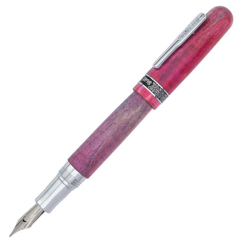 Conklin 1898 Fountain Pen - Stabilized Wood Matte Purple/Pink (Limited Edition)