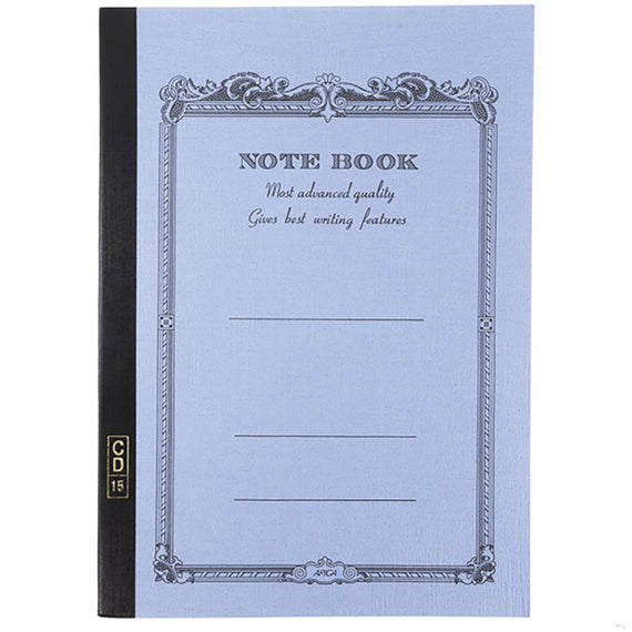Apica CD-15 B5 Notebook - Sky Blue, Lined on white background