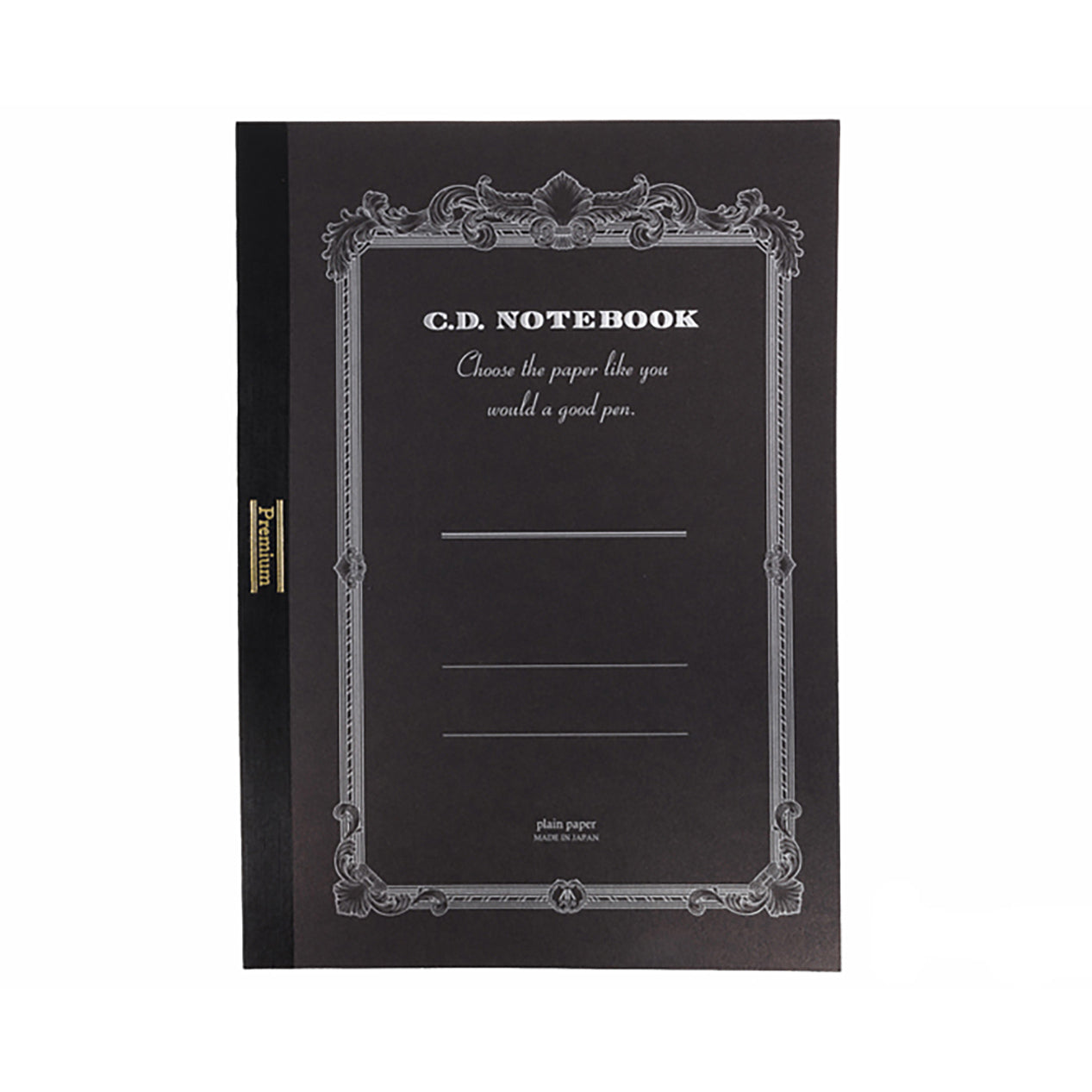 Apica Premium CD A5 Notebook - Black, Blank - The Goulet Pen Company