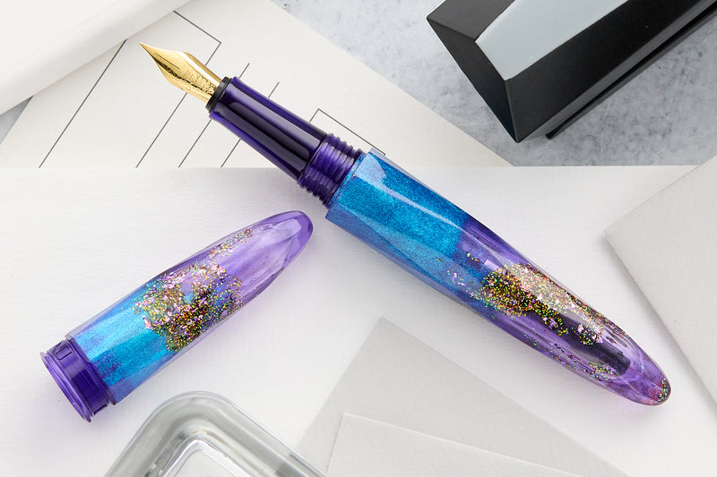 BENU Briolette Fountain Pen - Amethyst Tide