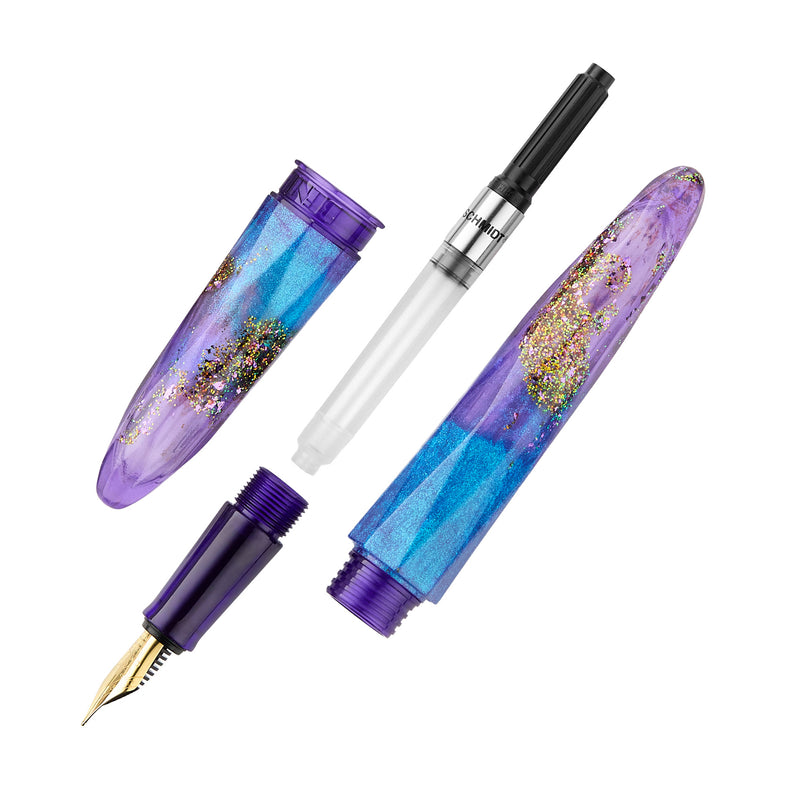 BENU Briolette Fountain Pen - Amethyst Tide