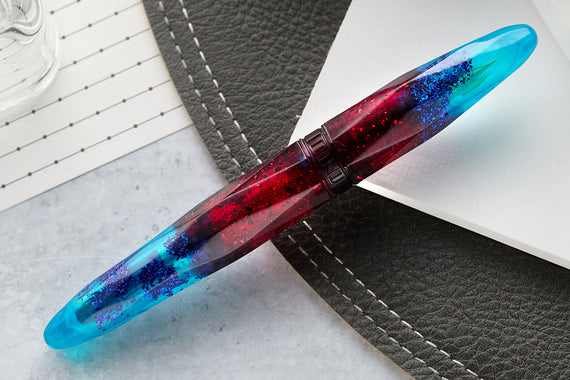 BENU Briolette Fountain Pen - Fiery Azure