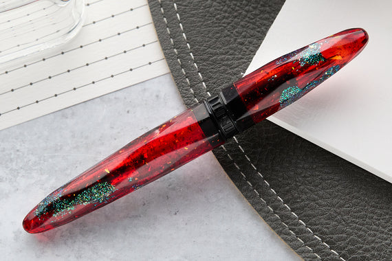 BENU Briolette Fountain Pen - Ruby Forest