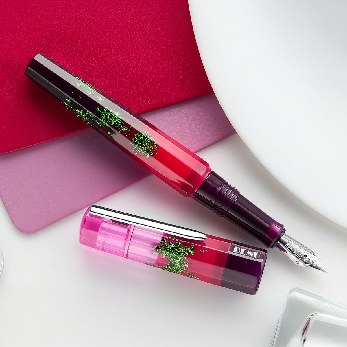BENU Euphoria Fountain Pen - Blackberry Mint (Special Edition)