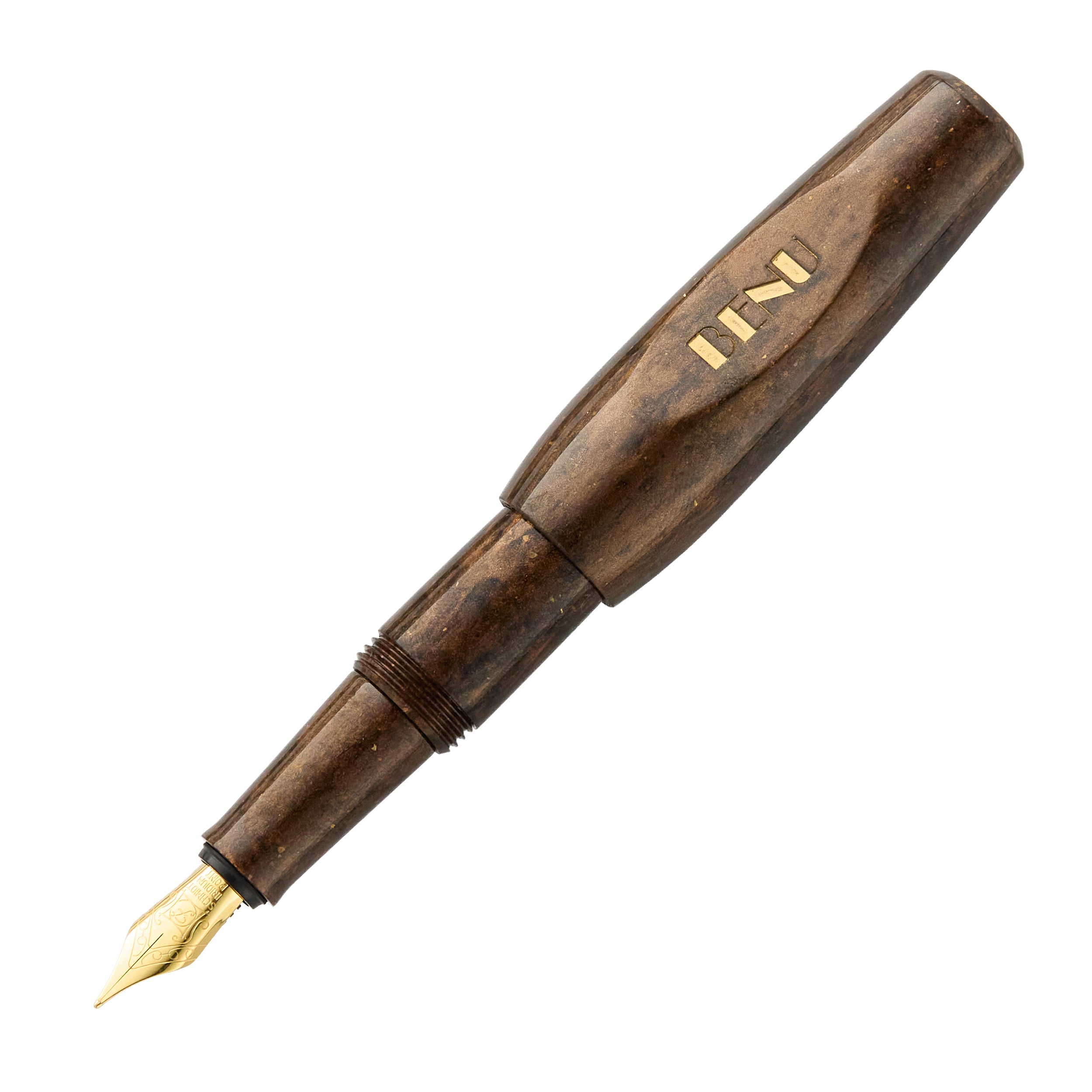 万年筆 Benu Pixie BENU Pixie Fountain Pen - Coffee Brown - The Goulet Pen Company