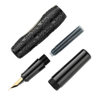 BENU Pixie Fountain Pen - Jolly Roger Black
