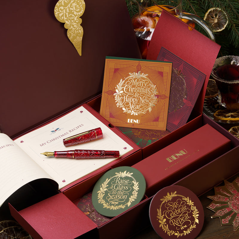 BENU Cocktail Hour Fountain Pen Gift Set - Christmas Cheer (Special Edition)